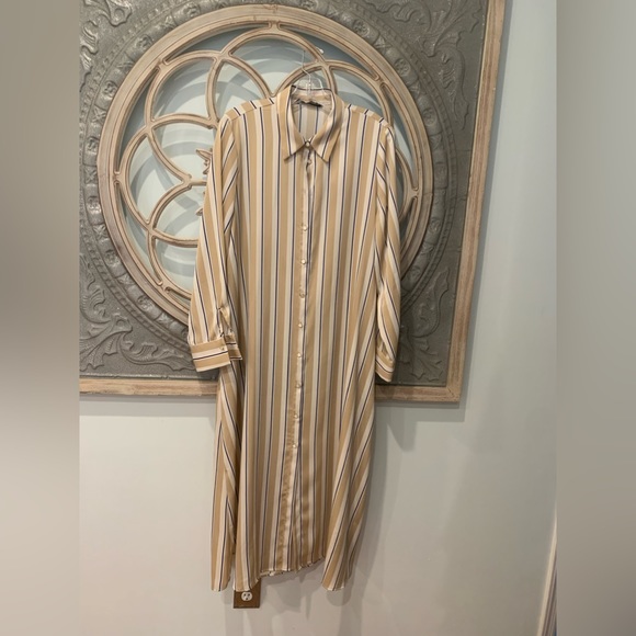 Zara midi satin feel dress. Size XL - Picture 2 of 2